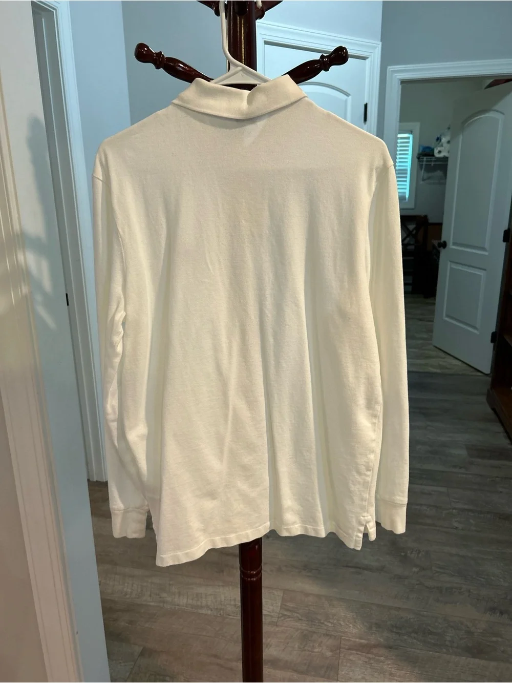 Polo by Ralph Lauren White Long-Sleeve Classic Polo